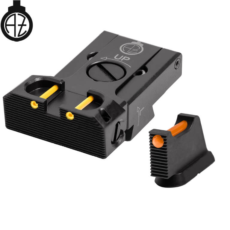 Set de organe de ochire reglabile cu fibră optică pentru CZ 75B, CZ P-01, CZ 75 SP-01 | tip B