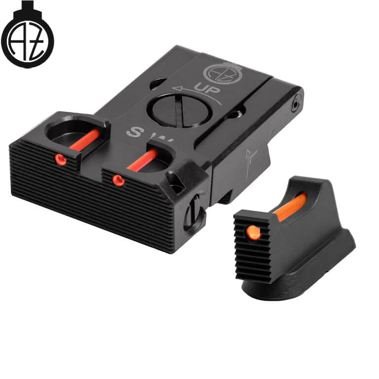 CZ Shadow 2, CZ 75 SP-01 Shadow set organe de ochire reglabil cu fibră optică | tip B