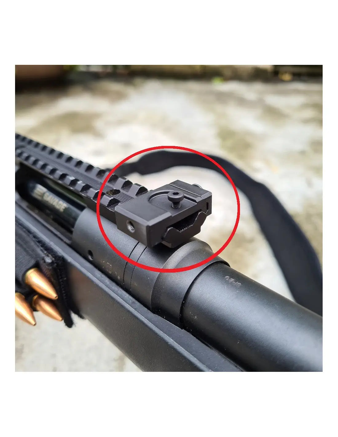CZ 457, CZ 600 montură externă pentru bandă anti-miraj