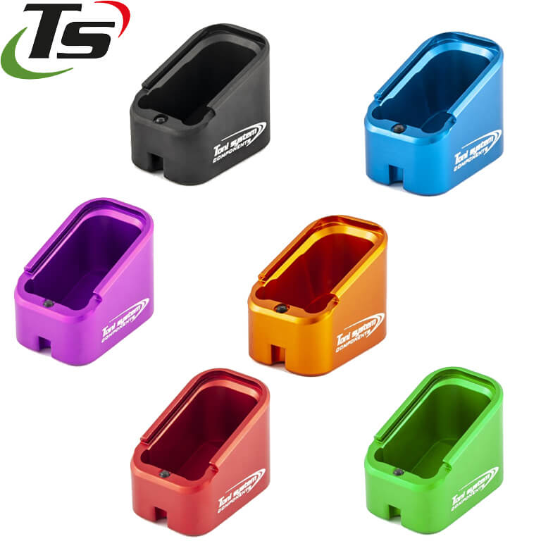 CZ Shadow 2, CZ 75B, CZ P-01, CZ 75 SP-01 bază de aluminiu TS pentru talpă de încărcător | +4 cartușe