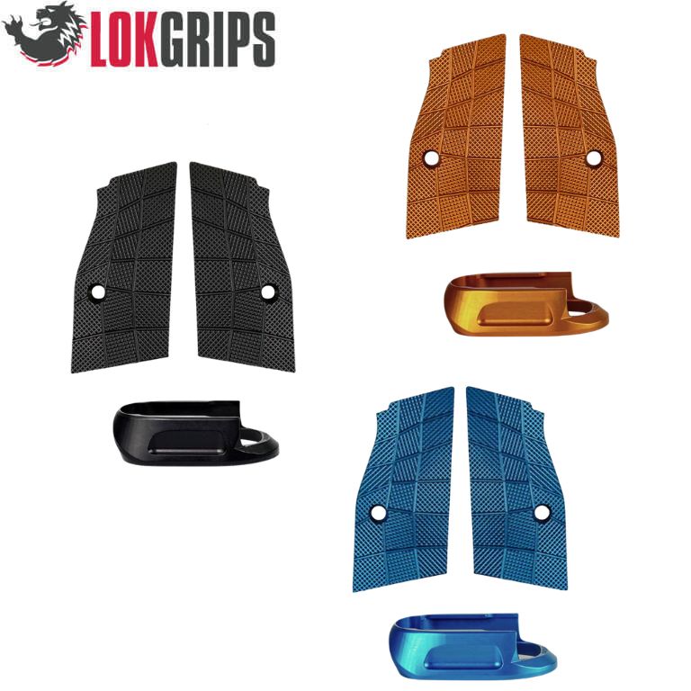 CZ Shadow 2 Compact & Carry plăsele scurte alu & magwell alu | Gridlok