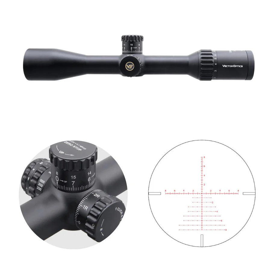 Vector Optics Continental x8 2-16x44 ED Tactical lunetă