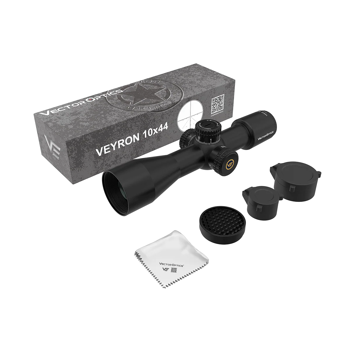 Lunetă compactă pentru pușcă Vector Optics Veyron 10x44 SFP Vector Optics