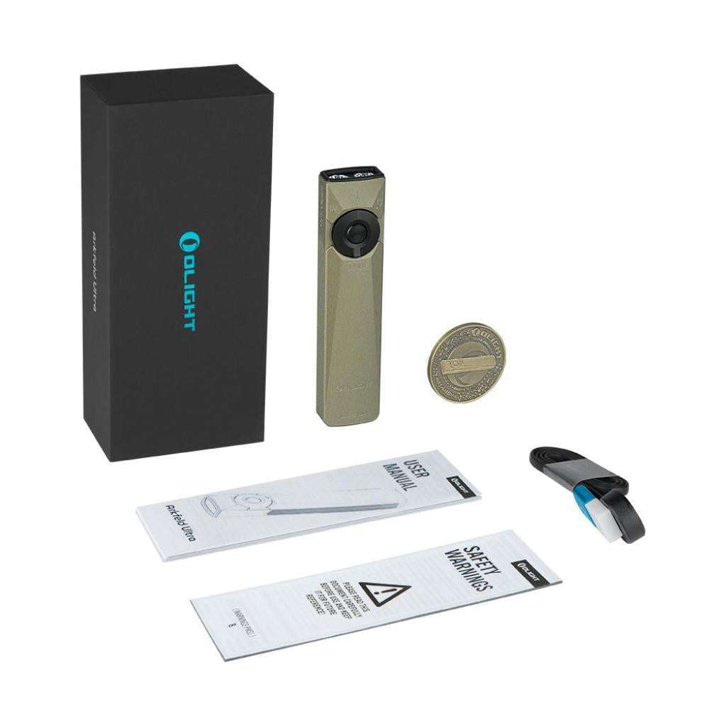 Olight Arkfeld Ultra | lanternă EDC plată 3-în-1 | 1.400 lm