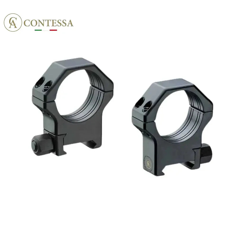 Inele de montare pentru lunetă 30mm | bază șină Picatinny cu piuliță de strângere Contessa