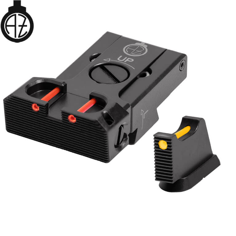 CZ 75B, CZ P-01, CZ 75 SP-01 organe de ochire reglabile | fibră optică B 