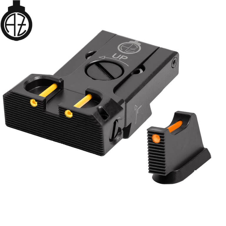 CZ 75B, CZ P-01, CZ 75 SP-01 organe de ochire reglabile | fibră optică B 