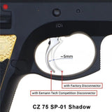 CZ Shadow 2, CZ 75 SP-01 Shadow deconector competițional din alamă
