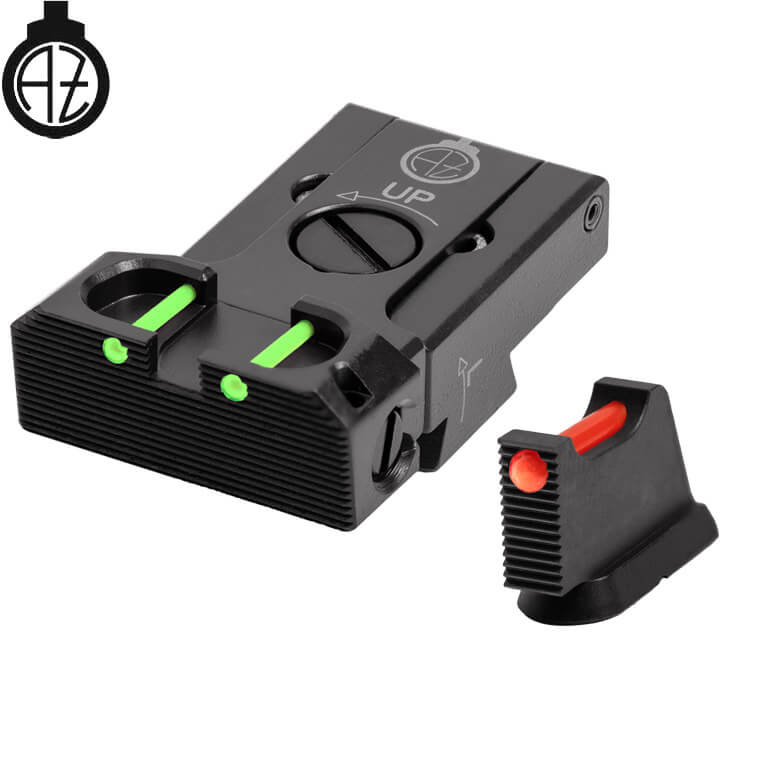 CZ 75B, CZ P-01, CZ 75 SP-01 adjustable sight set with fiber optics | type B
