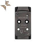 CZ P-10 placă adaptor Optics Ready | footprint Holosun K-series Evo Arms