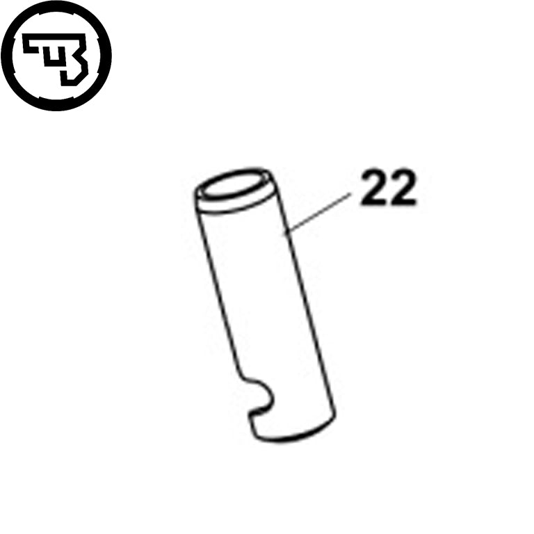 CZ P-01, CZ 75 Compact dop de arc principal [fără inel pentru șnur] | piesă #22