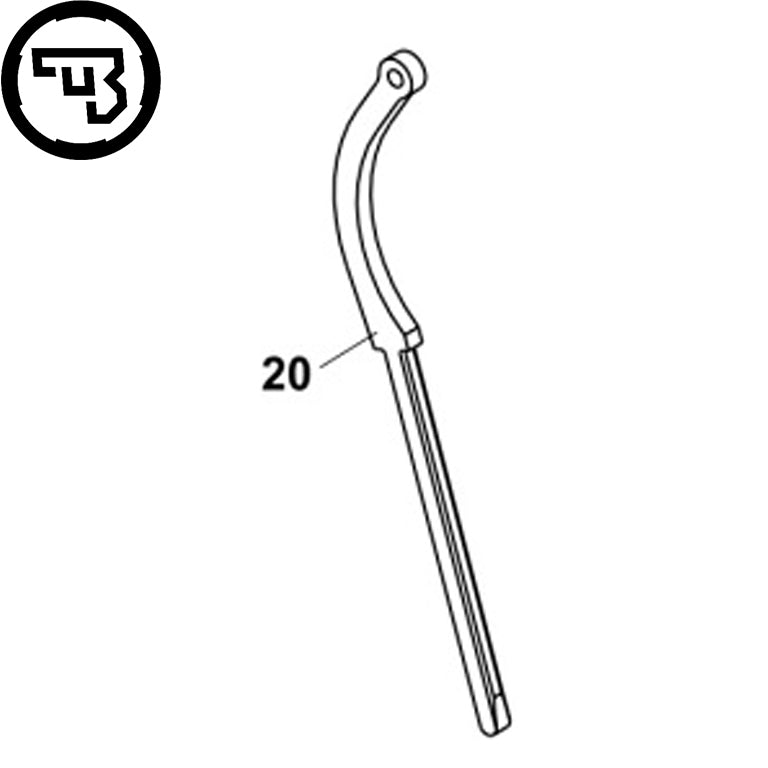 CZ Shadow 2 Compact, CZ P-01, CZ P-07, CZ P-09 tijă arc principal