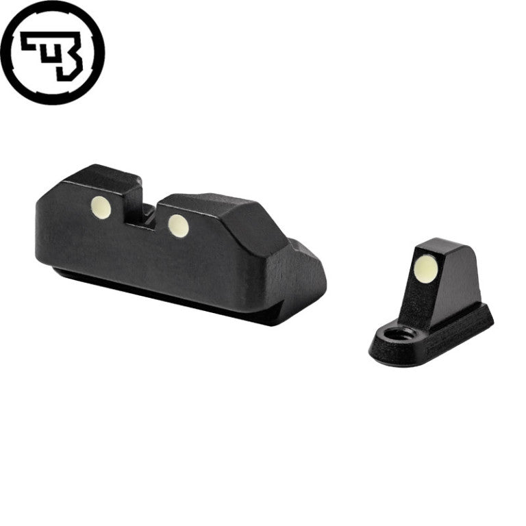 CZ P-10 Optics Ready sight set luminescent