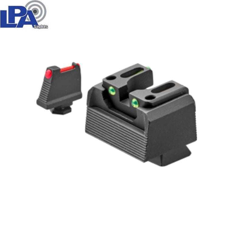 CZ Shadow 2 Carry set de organe de ochire înalte semi-reglabile | cu fibră optică tip B