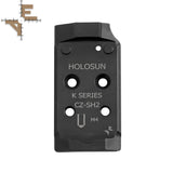 CZ Shadow 2 placă adaptor Optics Ready | Holosun K-series footprint Evo Arms