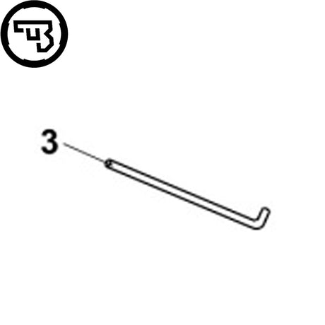 CZ Shadow 2, CZ 75B, CZ 75 SP-01 Shadow arc opritor culisă | piesă #3