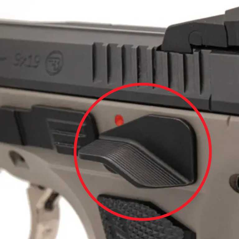 CZ TS 2, CZ Shadow 2 Ultimate pârghie de siguranță