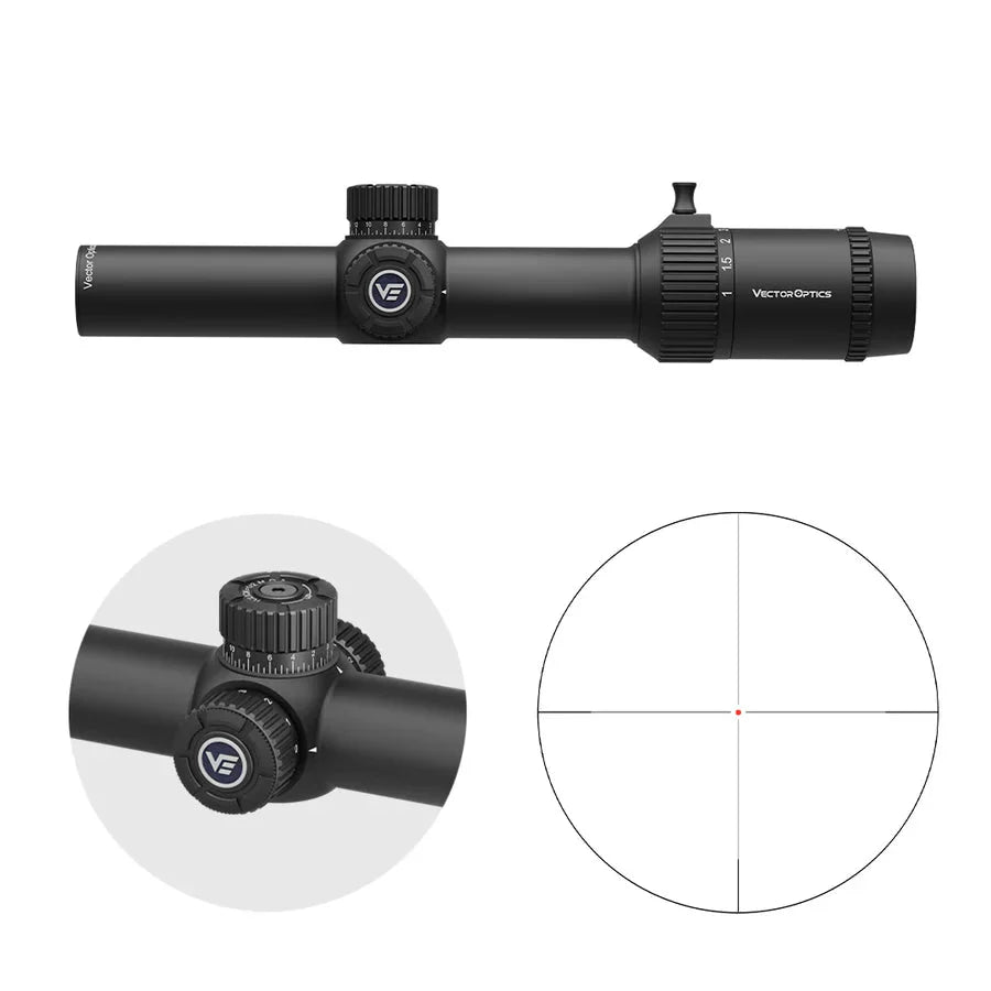 Vector Optics Forester 1-8x24 SFP lunetă pentru pușcă Vector Optics
