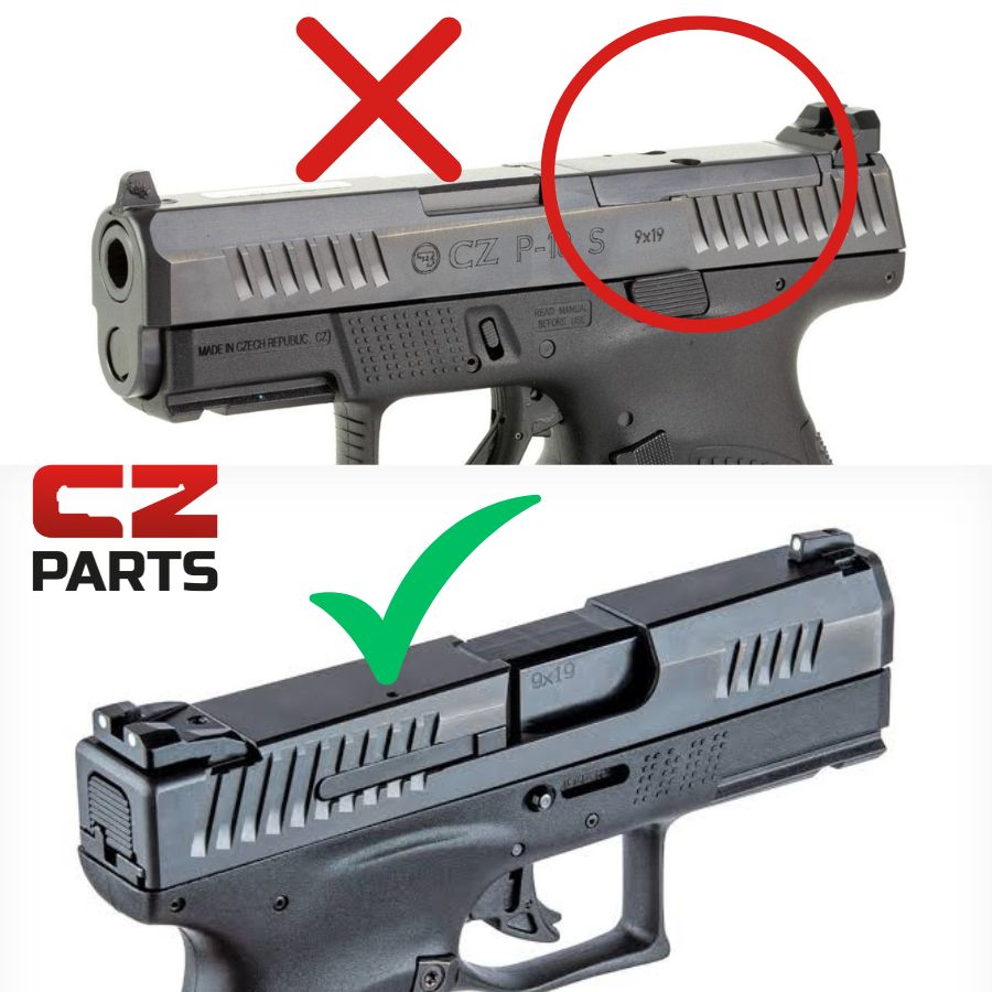 CZ P-10 montură pentru colimator universală | tip C 