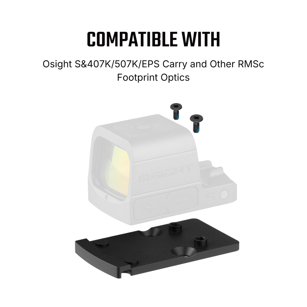 Adaptor footprint | de la Trijicon RMR la Shield RMSc & K-series footprint