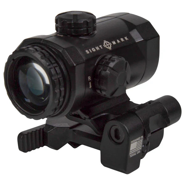 Sightmark XTM-3 Lupă 3x cu montură rabatabilă lateral LQD 