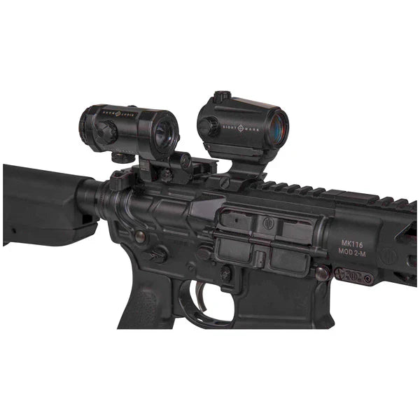 Sightmark XTM-3 Lupă 3x cu montură rabatabilă lateral LQD 