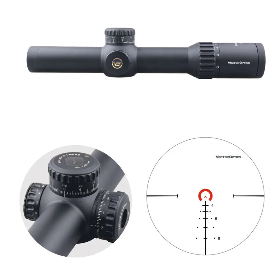 Vector Optics Continental x6 1-6x28FFP lunetă