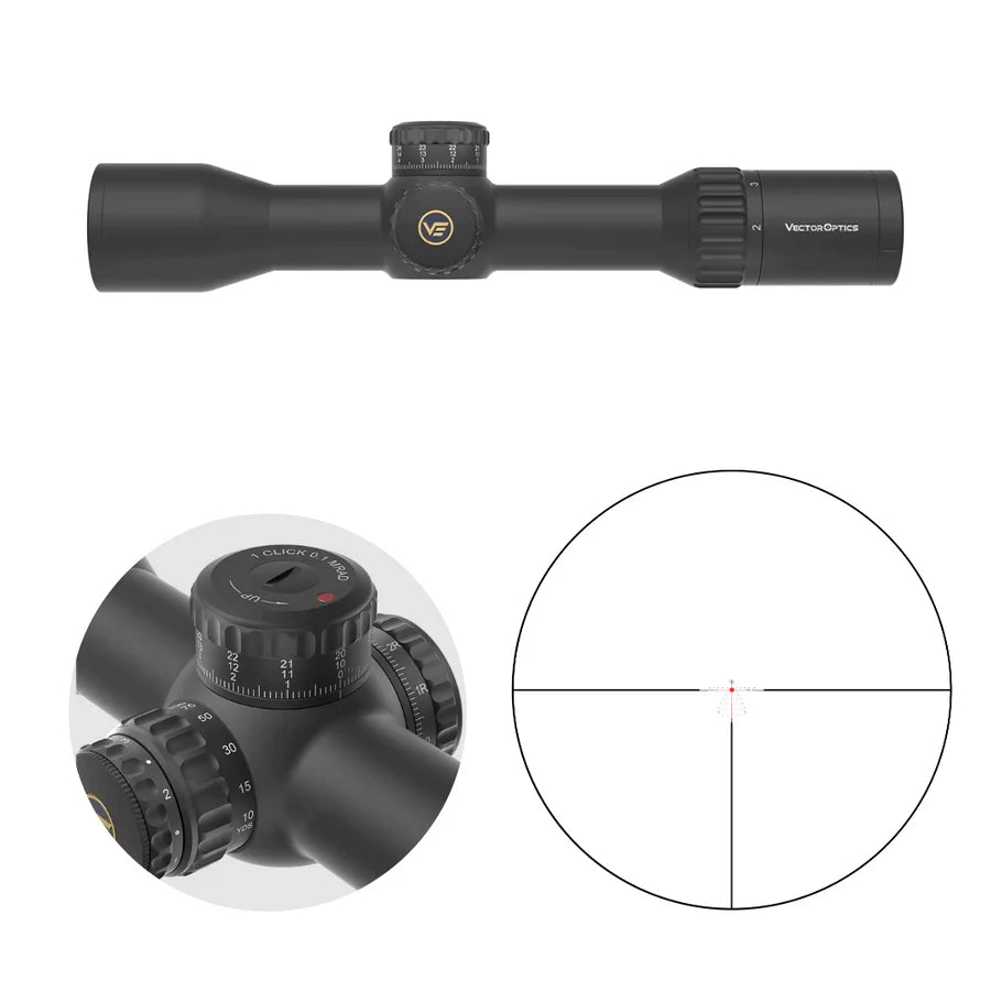 Vector Optics Continental x6 2-12x44 CTR MPVO lunetă