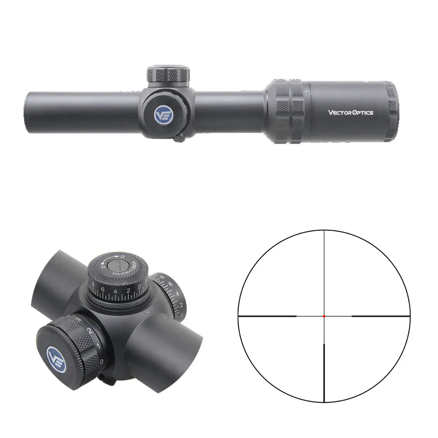 Vector Optics Grizzly 1-4x24 lunetă de vânătoare