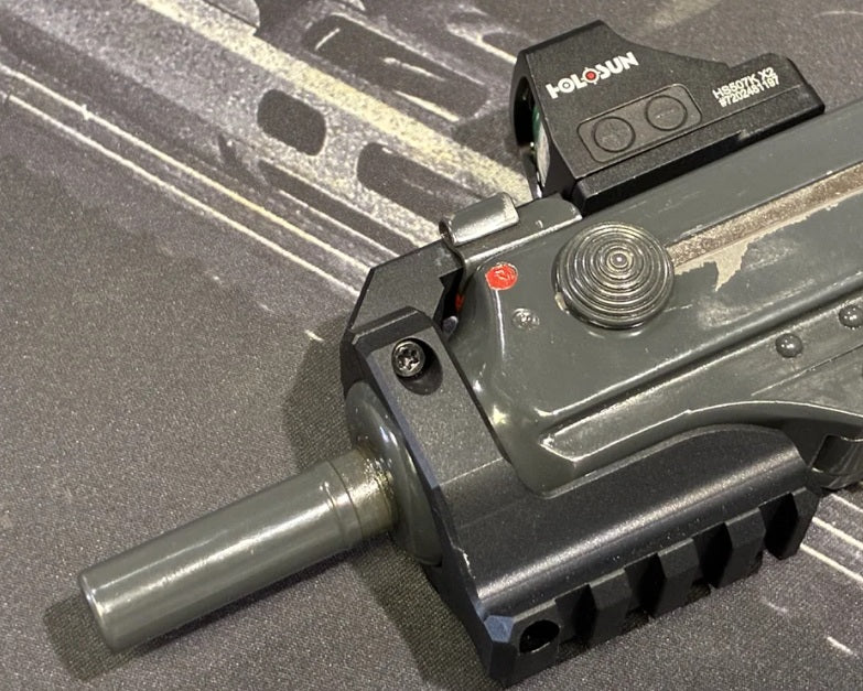Vz 61 Skorpion montură pentru colimator with șină Picatinny / M-Lok | Holosun K-series footprint