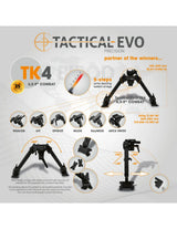 Bipod tactic Combat TK4 6,5-9"