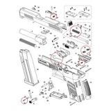 CZ P-10 set de arcuri