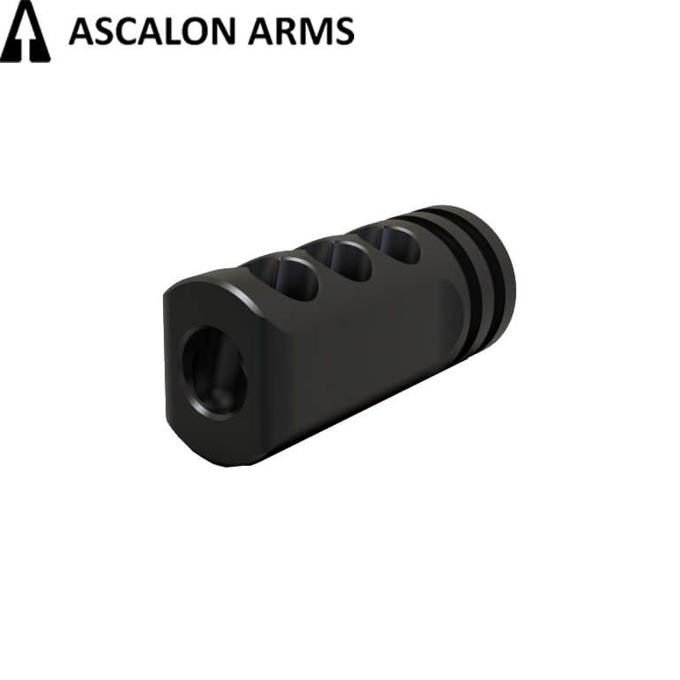 CZ Scorpion Evo / 3+ compensator V6 [1/2x28 UNF sau M18x1]