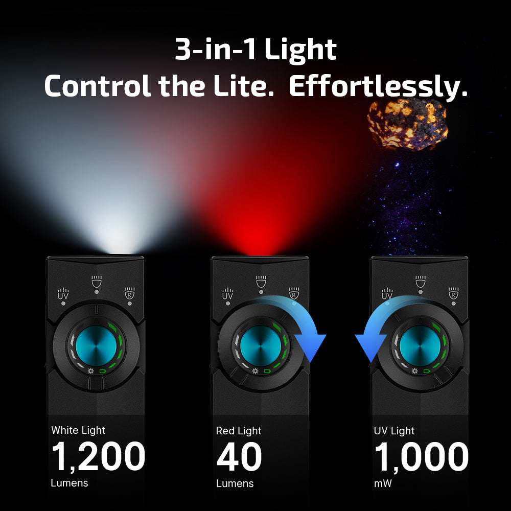 Olight ArkPro Lite | lanternă EDC plată 3-în-1 | 1.200 lm