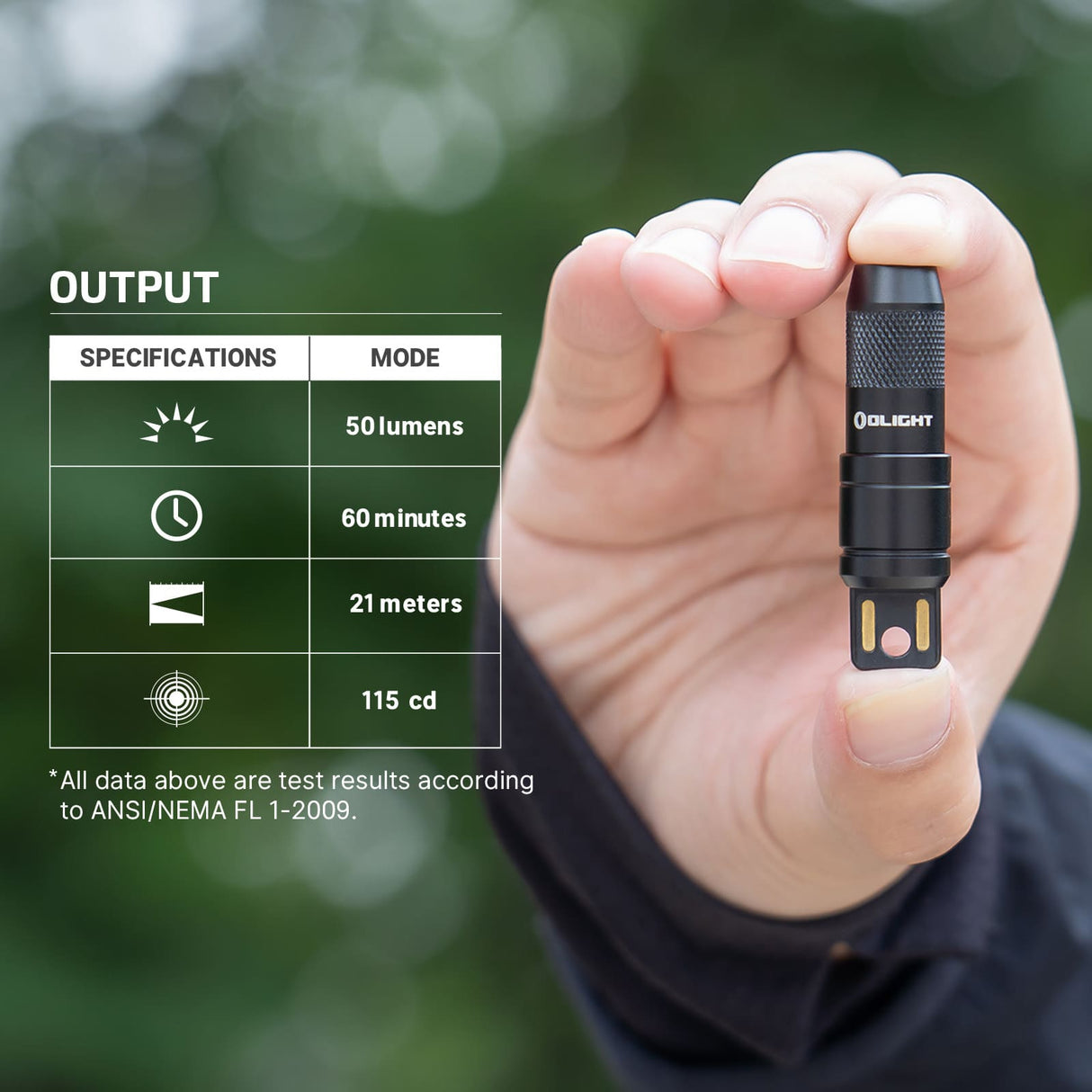 Olight imini 2 | mini lanternă reîncărcabilă pentru breloc | 50 lm