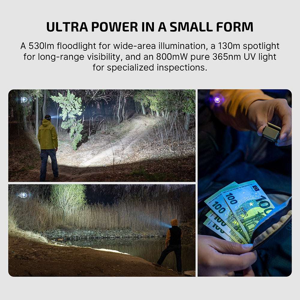 Olight Oclip Ultra | lanternă EDC 3-în-1 cu clips | 530 lm