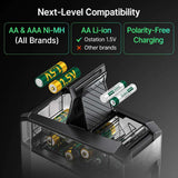 Olight Ostation 2 | încărcător inteligent de baterii AA/AAA | 3-în-1