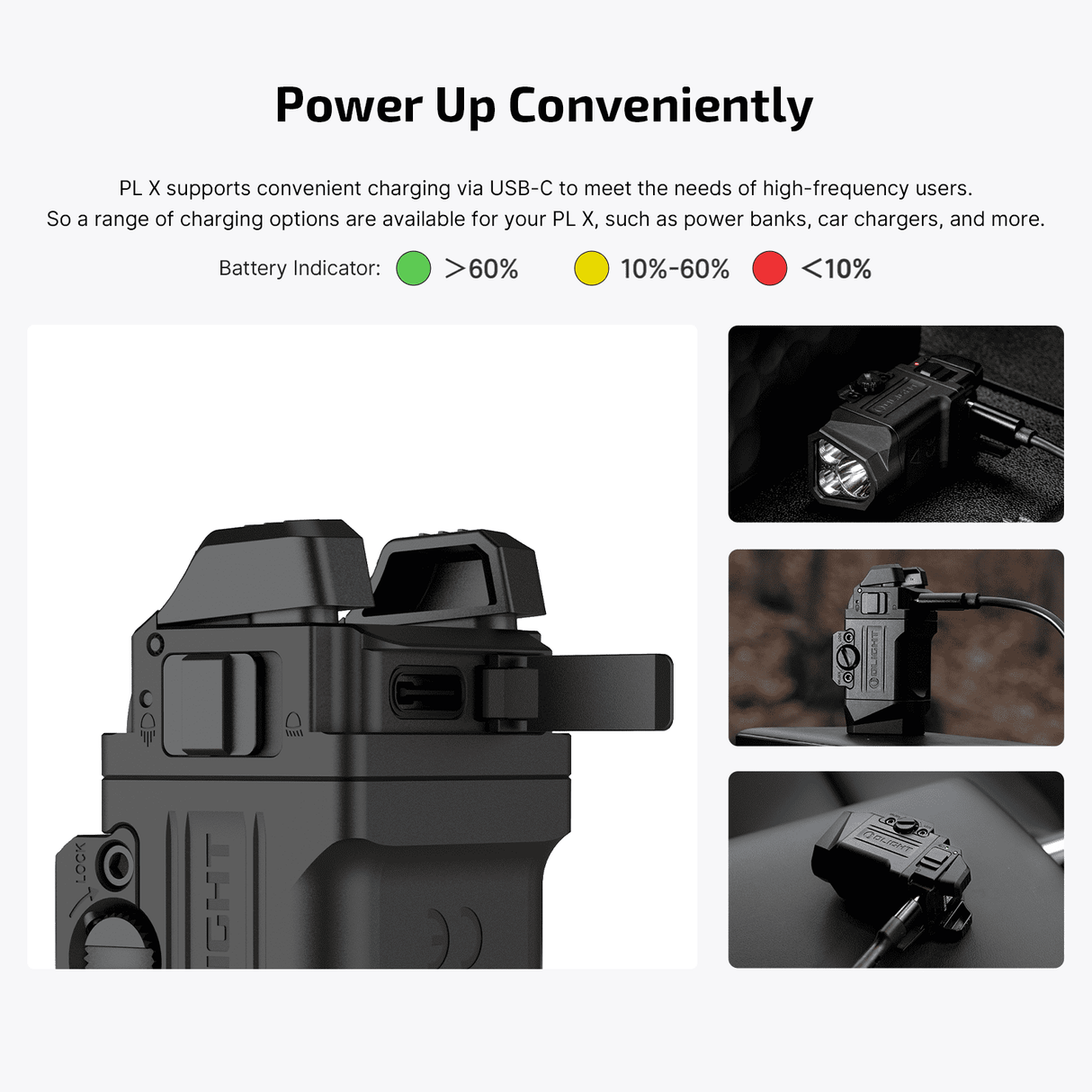 Olight PL X | lanternă pentru pistol | 1.200 lm