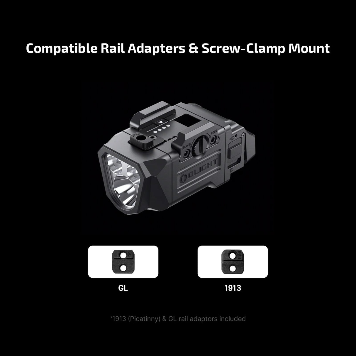 Olight PL X | lanternă pentru pistol | 1.200 lm